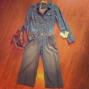 Michael Kors denim jumpsuit NWT